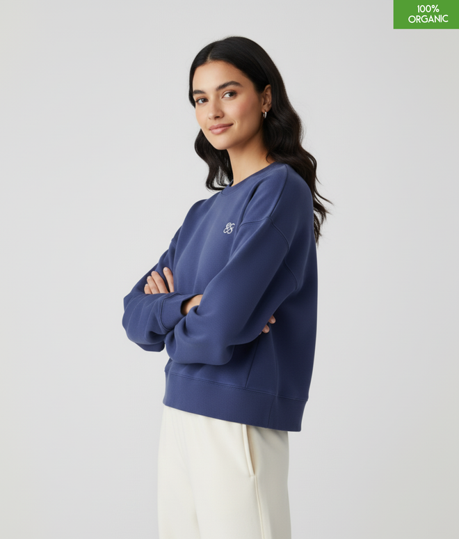 The women's crew neck sweatshirt | Dusk | Medium fit | 300gsm