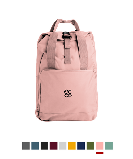 Twin Handle Roll-Top Backpack  |   Roll-top closure
