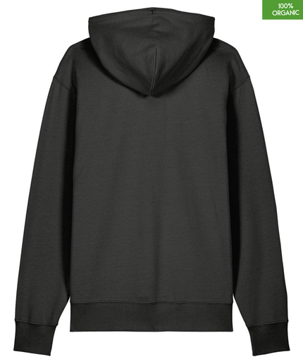 Organic Cotton Hoodie | Dark Heather Grey | Relaxed Medium Fit.