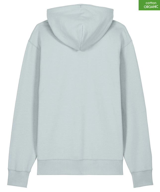 Organic Cotton Hoodie | Blue Ice | Relaxed Medium Fit.