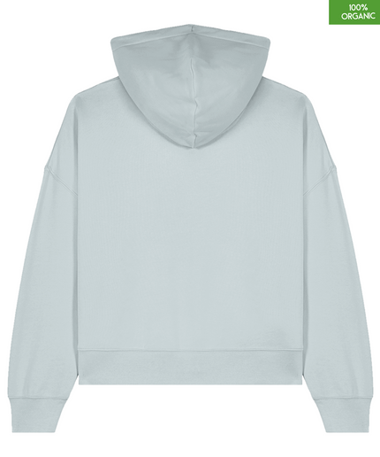 Organic cotton Hoodie  | Blue Ice | Medium fit