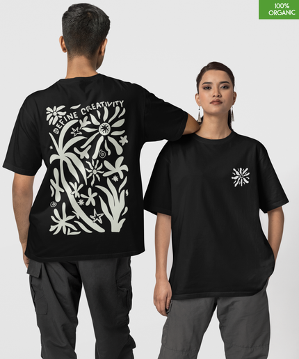 Oversized “Define Creativity” Organic Cotton T-Shirt