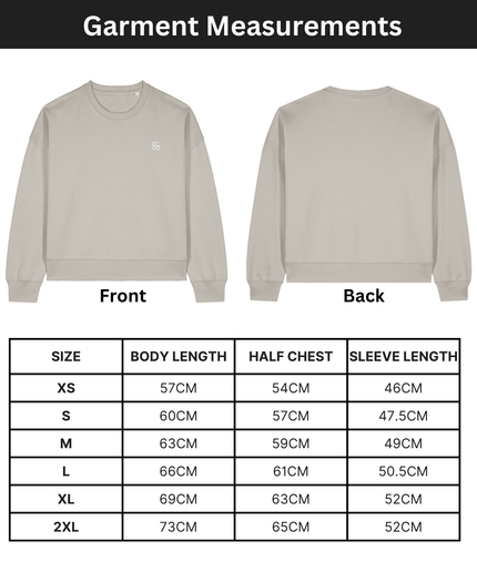 The women's crew neck sweatshirt | Heather Haze | Medium fit | 300gsm