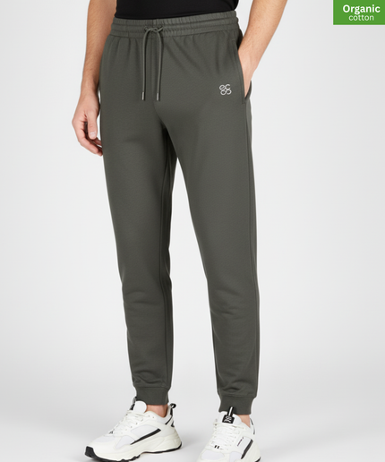 The iconic  jogger pants | Organic cotton |  Khaki  l  350gsm